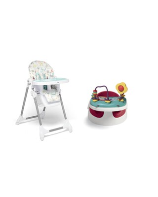 Baby Snug Red with Snax Highchair Safari